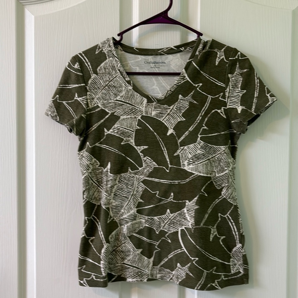 Croft & Barrow V neck top